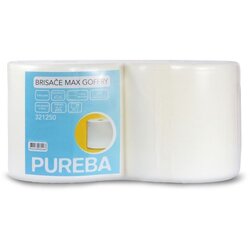 Plus Papirnate brisače MAX GOFFRY PLUS (25 x 25 cm, 2 rol/pak, bele) Cene