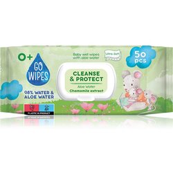 GOWipes Cleanse & Protect Chamomile extract otroški nežni vlažni robčki z aloe vero 50 kos Cene