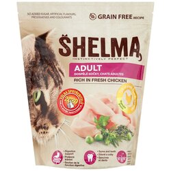 SHELMA Suha hrana za mačke Adult, Piletina, 750 g Cene