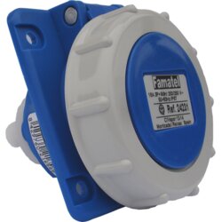 Famatel zidna utičnica 24231, 10 stepeni, 16A, 220-240V, 3 polna, H9, Plava Cene