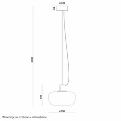 monari 27 VISILICA 5W 3000K Cene