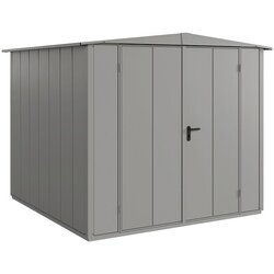 EcoStar Spremište Elegant-S Tip 2 (Vanjska širina uklj. krovni prevjes: 258,8 cm, Vanjska dubina uklj. krovni prevjes: 247,7 cm, Siva, Dvostruka vrata) Cene