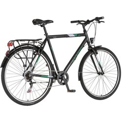 Explorer bicikl tour axys 28" alu 23" v-brake 6 brzina 175-193cm (xl) crno zeleni mat 1282095 Cene