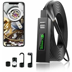 Venisymlis WiFi endoskopska kamera Endoskopska kamera 1200P HD kamera za pregled cevi z LED, (22059791) Cene