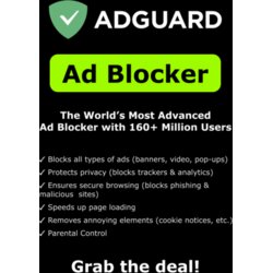 AdGuard Ad Blocker Premium (1 Device, 1 Year) Key GLOBAL Cene