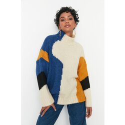 Trendyol Multi Color Color Block Knitwear Sweater Cijene