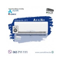 Azuri Aries AZIWK35XA inverter klima uređaj 12 -25°C Cene