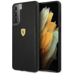 Ferrari Phone Case Metal Logo Perforated za Samsung S21 Ultra Cene