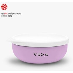 VIIDA Soufflé dječja zdjelica, antibakterijski nehrđajući čelik, lavanda Cene