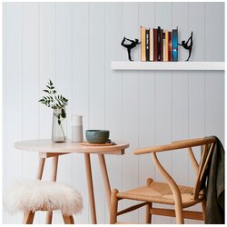 WALLXPERT Držač za knjige 8, 34x14x22cm, Crni Cijene