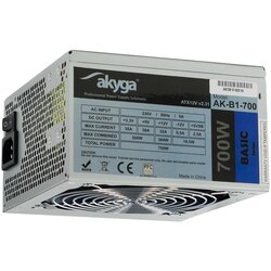 Akyga FONTE DE ALIMENTAÇÃO ATX 700W AK-B1-700 PARA PC COM VENTOINHA DE 12CM P8 E 5 SLOTS SATA PCI-E, (5000260963) Cene