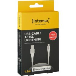 Intenso A315L USB punjač 12 W unutrašnje područje Izlazna struja maks. 2.4 A USB-A, Lightning Cijene