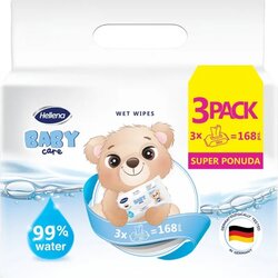 Hellena baby care vlažne maramice aqua pack3x56kom Cene