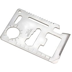Multifunkcionalna multitool kartica - Srebrna KP39846 Cene