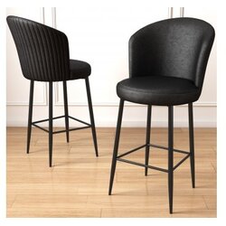 Hanah home set barskih stolica Uras, 6 dijelova, crna Cijene