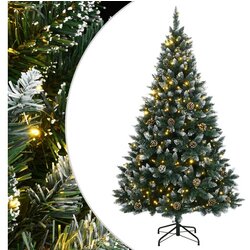 vidaXL Umjetno božićno drvce s 300 LED žarulja 180 cm Cijene