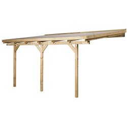 Lesene pergole WEKA Lesena vrtna pergola 671 (5,1×3 m) Cene