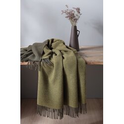 Biederlack deka kašmir olive loden 130x170 Cene