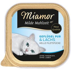 Miamor Milde Mahlzeit 6 x 100 g - Čista perutnina & losos Cene