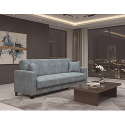 LIVEN Trosed na razvlačenje Line 210x80x75cm, Sivi Cene