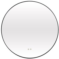 Hydra LED Ogledalo sa crnim ramom, anti-fog i dimerom F80 [DH-L2363] Cene