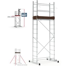 Centaure aluminijumska skela pokretna 5m hobi Cene