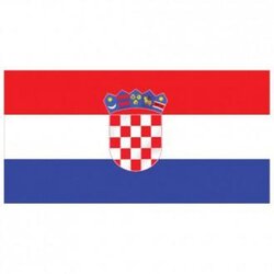 FOTEX Zastava Republike Hrvatske 60x30 cm, bez resica, mesh Cene