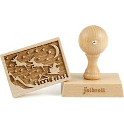 folkroll Santa's Sledge pečat za piškote, 70 x 50 mm Cene