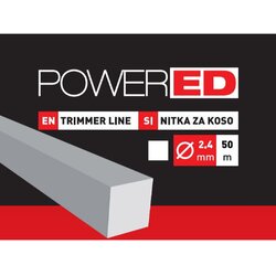 POWERED Nitka za koso Powered (50 m, debelina: 2,4 mm, kvadratna) Cene