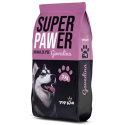 SUPER PAWER Hrana za pse SUHA 3 KG GOVEDINA Cene