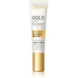 Eveline Cosmetics Gold Lift Expert krema za zaglađivanje za područje oko očiju i usana 15 ml Cijene
