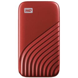 Wd portable SSD, up to 1050MB/s Read and 1000MB/s write speeds, USB 3.2 Gen 2 - red Cene