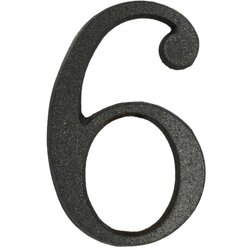 Kućni Hišna številka 6 (aluminij, višina: 115 mm) Cene
