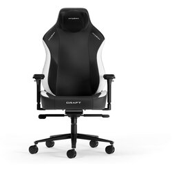 DXRacer CRAFT L Black & White EPU Leather Cene