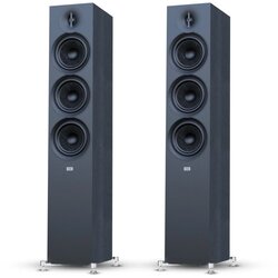 ELAC debut 3.0 DF63 crni par stalnih zvucnika, 3-smjerni bas-refleks stalni zvucnik. Cene