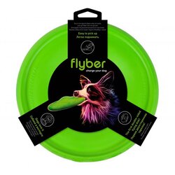 Wau dog Dvostranski leteči disk Flyber 22 cm, svetlo zelen, (21601356) Cene