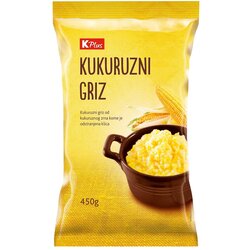 K Plus griz kukuruzni 450g Cene