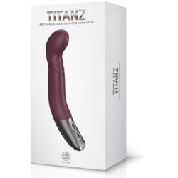 NMC Titanz Vibrator Titanz 8 Rubine Red Cene