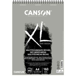 Canson Skicirka spirala XL Sand Grain A4 160 g sivi toni, 40 listna, (22005459) Cene