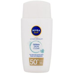 Nivea Sun UV face specialist derma skin clear ultra lagani fluid za zaštitu kože lica od sunca SPF 50+ 40 ml Cene