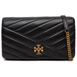 Tory Burch Ročna torba Kira Chevron 156553 Črna Cene