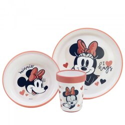 STOR neklizajući set za hranjenje 3/1,Minnie Mouse Cene