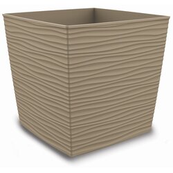 BLUMAX pvc tegla aurora cube 30x30x29cm mocca Cene