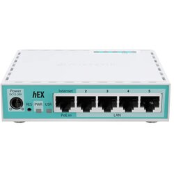 MikroTik E50UG hEX ruter sa 5 x Gigabit LAN / WAN portova 10/100/1000Mb/s + USB (Storage), ARM 64bit Cene