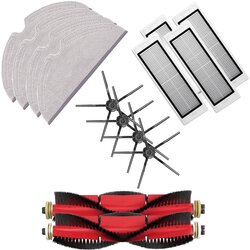  Ultra-pack s krpami in črnimi stranskimi krtačkami za Roborock S5, S6, E5, S50, S55 Cene