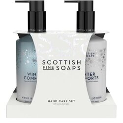 Scottish Fine Soaps Winter Comforts darilni set za roke dišave Toasted Marshmallow & Caramel Cene
