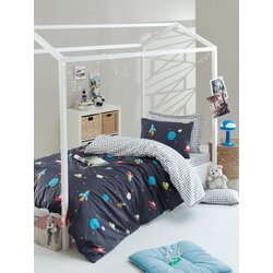 Lessentiel Maison set posteljine Uzay, 160x240 cm, tamno siva Cijene
