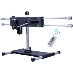 HiSmith Quadruple Penetration Fucking Machine HS-08-App with Remote and App Cene