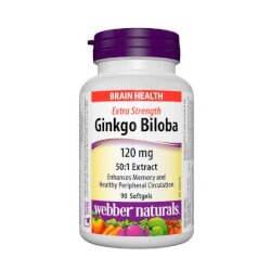Webber Naturals Ginkgo Biloba 120mg Cene