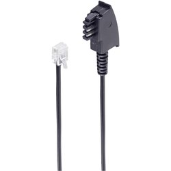 Shiverpeaks dsl priključni kabel [1x moški konektor tae-f - 1x RJ11 vtič 6p2c] 10 m črna, (20411185) Cene
